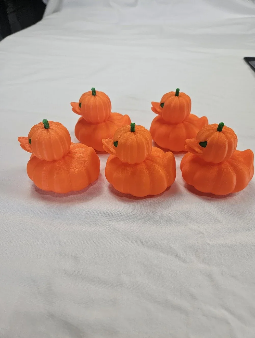 Halloween Orange Pumpkin Ducks